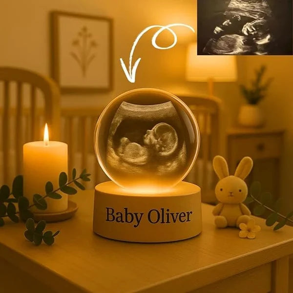 Lampada in Cristallo Personalizzata con foto